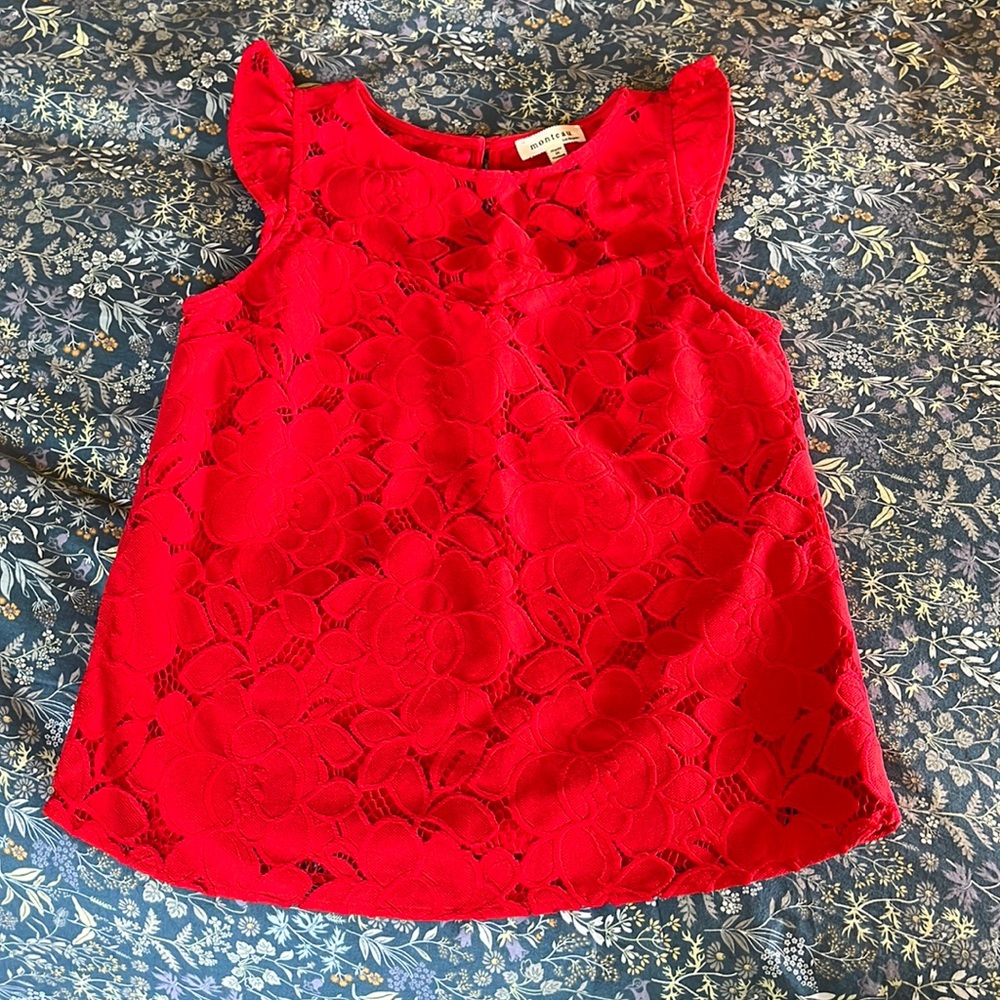 Monteau floral ruffle top